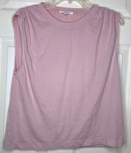 Camiseta sin mangas rosa ESPLÉNDIDA cuello redondo sin mangas muscular talla pequeña para mujer - Imagen 1 de 3