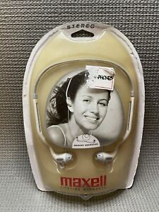 MAXELL HP-202 Lightweight Stereo Headphones Vintage Memory Headband New Sealed