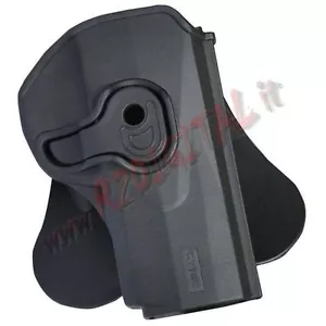 FONDINA POLIMERO CYTAC PER PISTOLA BERETTA PX4 PULSANTE SGANCIO DA FIANCO CLIP - Picture 1 of 2