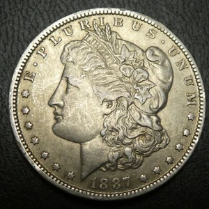 1887 O $1 Morgan Silver Dollar US Mint Coin - Picture 1 of 2