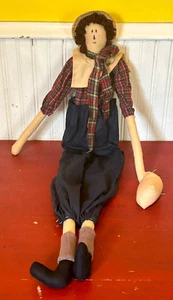 Primitive Country Folk Raggedy Ann 32" Rag Doll 1997 Ohio Wholesale Inc. - Picture 1 of 13