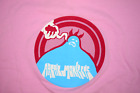 T-shirt bracelet VINTAGE 00s femmes singes arctiques rose bootleg chemise taille M/L