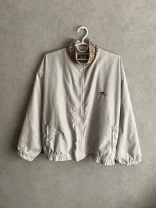Vintage Thomas Burberry Nova Check 90’s Windbreaker Jacket Mens Size XL (55) - Picture 1 of 16
