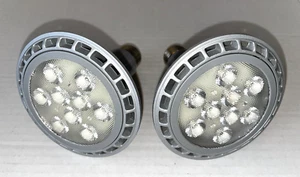 PAR30 Indoor/Outdoor Warm White 11W LED Light Bulbs 120V Dimmable Set of 2 - Picture 1 of 8