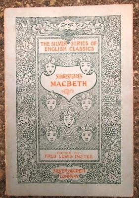 VTG 1897 Shakespeare's Macbeth PB Silver Burdett Silver Series English Classics - Imagem 1 de 4