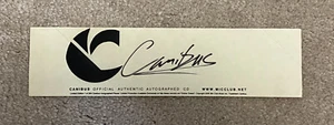 Canibus Autographed Limited Edition Signed Transparent CD Sticker Auto 1 of 250! - Picture 1 of 2