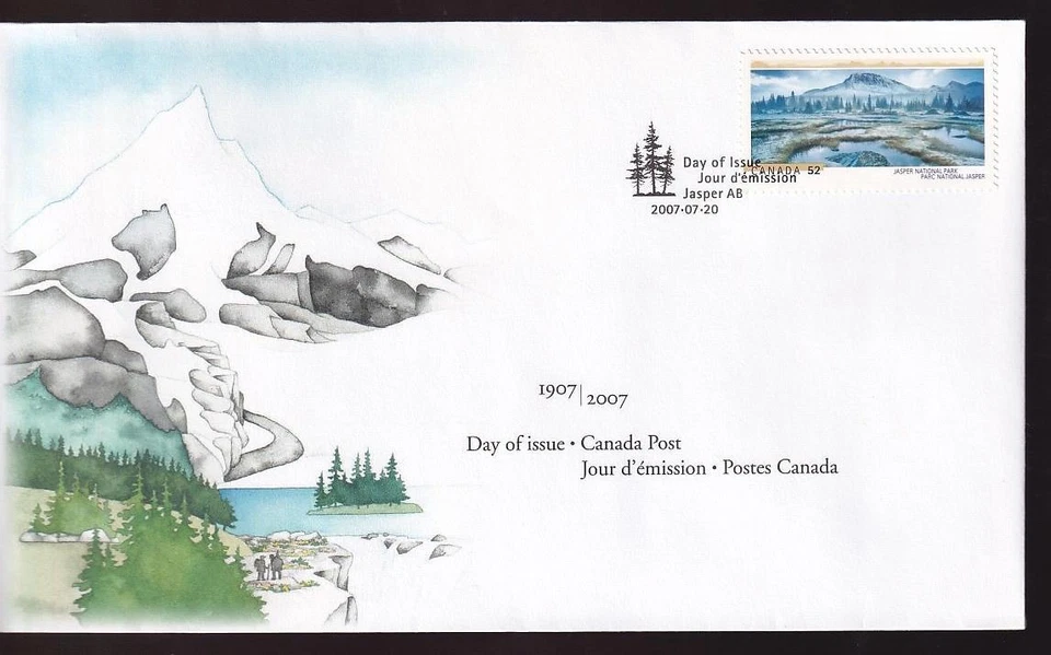 Canada FDC 2007 Jasper National Park sc#2224 - Image 1 of 1