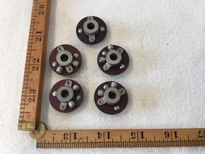 ONE VINTAGE 1/4" SHAFT COUPLER EXTENDER  Non Insulating 1 1/8“ Diameter - Picture 1 of 2