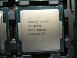 QTY 1x Intel Xeon CPU E3-1225V5 3.3Ghz SR2LJ socket LGA1151