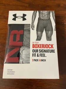UNDER ARMOUR UA 6" HERREN BOXERJOCK BOXERSHORTS 2ER PACK MEDIUM M MD 1363619 UVP $ 35 - Bild 1 von 7