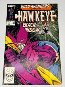 Solo Avengers Hawkeye and The Black Widow #7 Marvel Comics 1988 - Picture 1 of 2