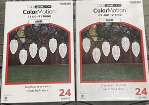 LED Lightshow Color Motion C9 White LED Christmas String Lights - Picture 1 of 3
