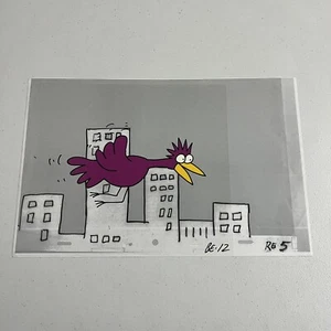 Keith Haring Sesamstraße Produktion Cel Count To 10 Original Handbemalt Selten - Bild 1 von 4