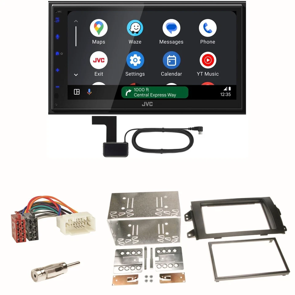 JVC KW-M595DBT Android Auto CarPlay Einbauset für Suzuki SX 4 Fiat Sedici - Bild 1 von 1