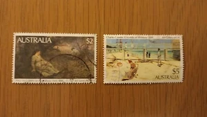 Complete Australia used stamp set: 1981/4 Paintings - Picture 1 of 1