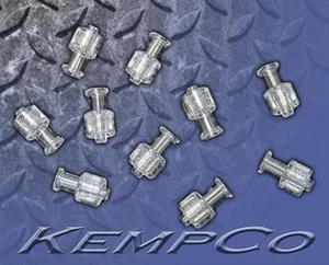 (10) Universal Luer Lock Cap, Non-Vented - Clear Polycarbonate - Medical Biomed - Picture 1 of 2
