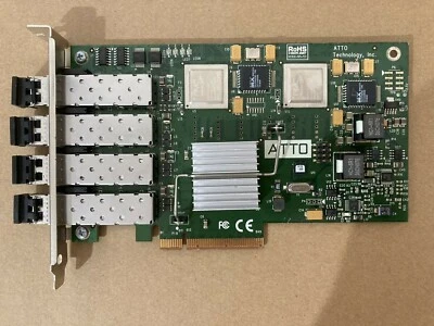 Atto Technology FC44ES Quad-Channel 4GB/s Fibre Channel PCIe Host Adapter - Image 1 of 4