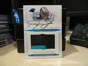 National Treasures Rookie Jersey Autograph Panthers Jonathan Stewart 46/99 2008 - Picture 1 of 4
