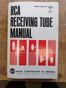  RCA Receiving Tube Manual RC-25  1966 Radio Corporation of America (#1#) - Picture 1 of 12