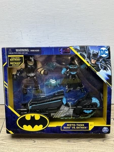 NEW DC COMICS BANE vs BATMAN MOTO TANK 1st EDITION FIGURE SET SPIN MASTER - Picture 1 of 8