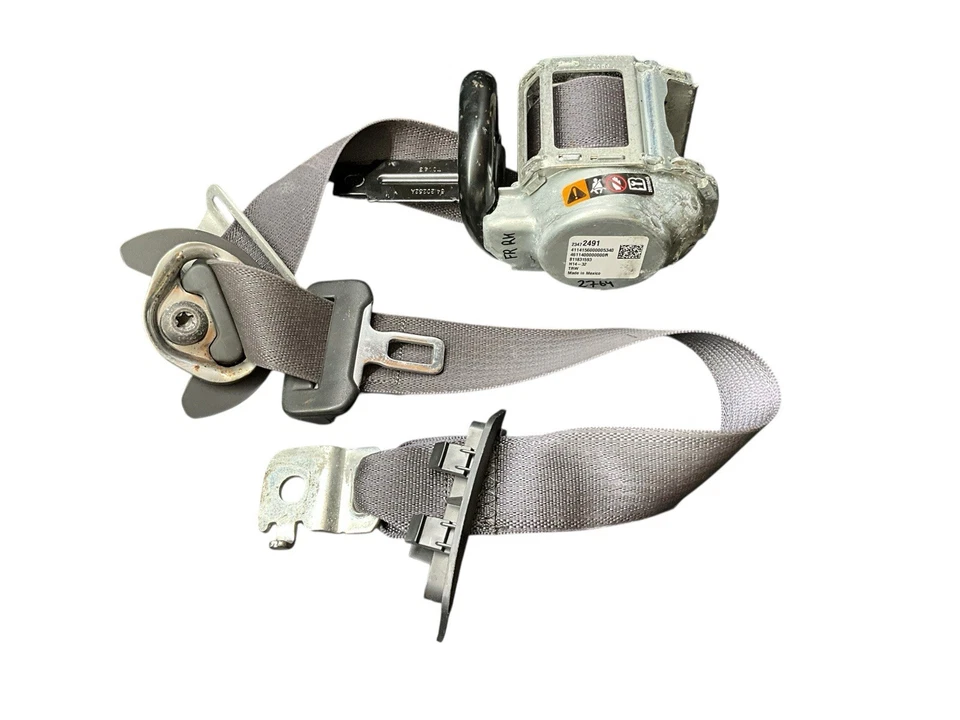 14 15 16 CHEVROLET SILVERADO SIERRA HD 2500 3500 BROWN SEAT BELT RIGHT FRONT OEM - Image 1 of 3