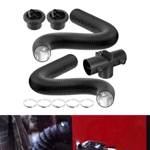 10pc T Pipe Auxiliary Heater Kit for Diesel Air Generators with Clips and Hoses - Picture 1 of 7