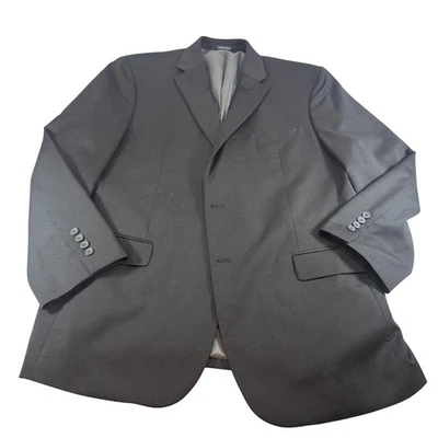 Blazer Traje Chaqueta 46 Largo Kenneth Cole Awearness Negro Mezcla Lana Foto 1 de 4