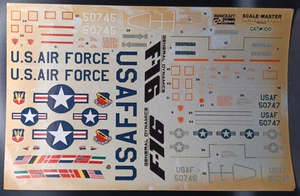 Minicraft Hasegawa | No. 100 | 1:32 General Dynamics F-16A Decals - Picture 1 of 1
