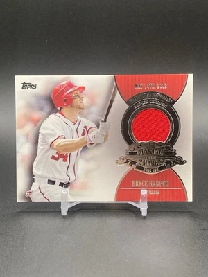 Bryce Harper - 2013 Topps Making Their Mark Relic - 1er jonrón - DING LEER Foto 1 de 4