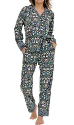 NEW Vera Bradley Womens 100% cotton 2-piece Iconic print PJ Pajama Set PICK SIZE - Image 1 of 4