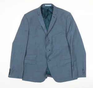 Gibson London Men’s Blue 42R Regular Fit Blazer Jacket - Picture 1 of 12