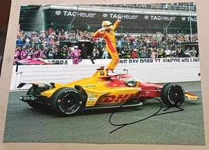 Alex Palou 2025 Indy Indianapolis 500 Champion SIGNED 8x10 Photo COA Racing - Picture 1 of 1