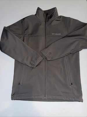 Columbia Softshell Jacket Men's Size Small Gray Full Zip - Image 1 of 4