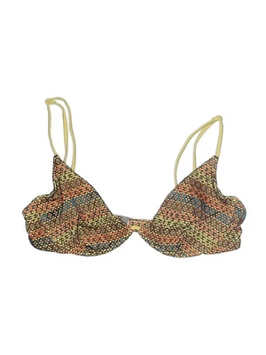 Top de traje de baño dorado XL Onia para mujer Foto 1 de 2