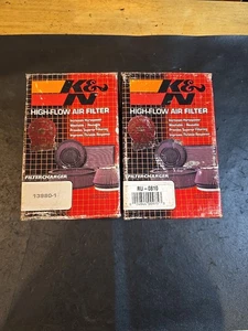 Filtro de aire K&N Filters RU-0810 USADO INCLUYE 2 FILTROS (se adapta a Yamaha RZ350) - Imagen 1 de 4