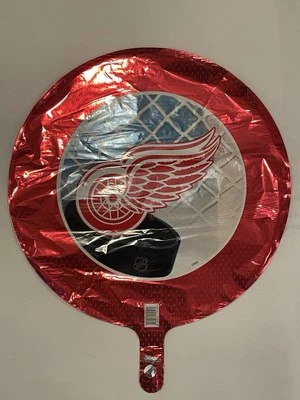 Globo Mylar Detroit Red Wings NHL Hockey Deportes Fiesta Decoración Lámina 18" Foto 1 de 3