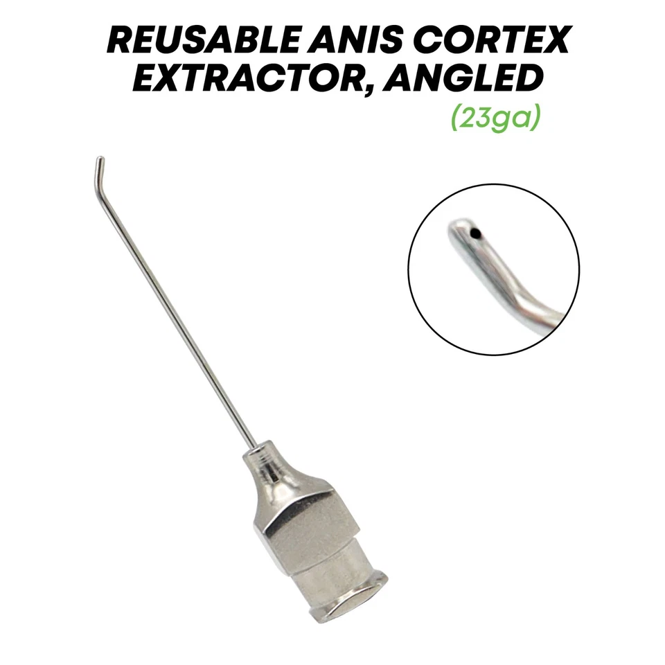 Anis Cortex Extractor Angled 23 ga Ophthalmic Tools Eye Surgical Instruments - Image 1 of 1