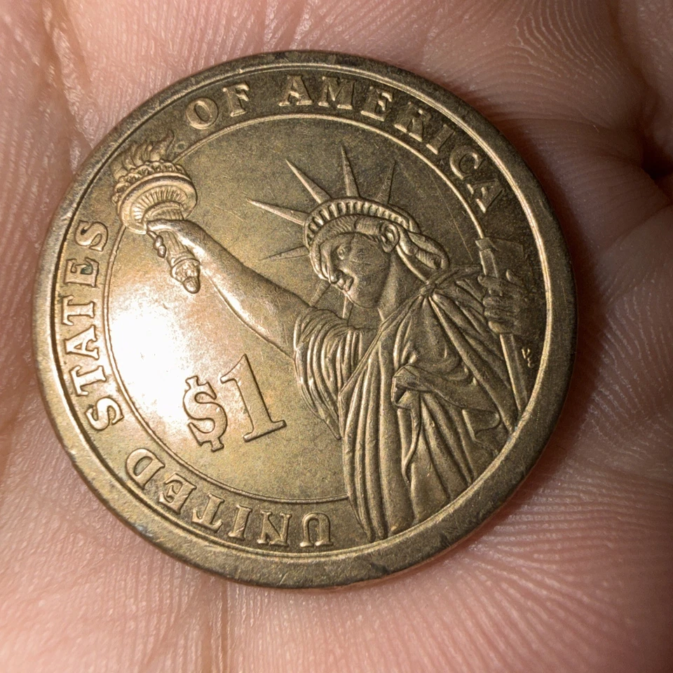 Moeda de dólar em tom de ouro Andrew Jackson 2008-P Estados Unidos - Imagem 1 de 3