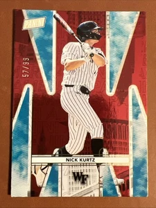 2024 Panini The National Nick Kurtz Red 57/99 Wake Forest - Picture 1 of 2