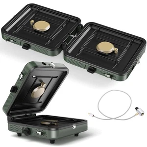 2 Burner Propane Camping Stove, 17200 BTU Portable Foldable Propane Camp Stov... - Picture 1 of 7