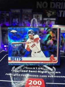 Mookie Betts 2019 Topps Chrome Blue Refractor /150 Red Sox - Bild 1 von 11