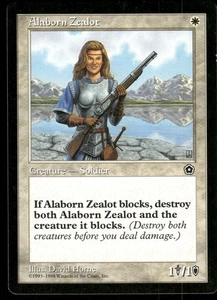 1x Alaborn Zealot - Portal Second Age - NM - MTG - Picture 1 of 2