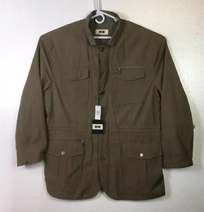 Joseph Abbound Safari Jacket Mens Sz 2XT Khaki Brown Cargo Pockets Full Zip New - Picture 1 of 14