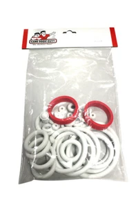 Alben 1959 King Pinball Machine Replacement Repair Rubber Ring Kit White - Picture 1 of 2