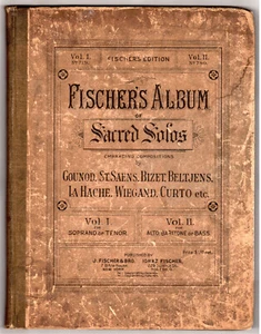 Fischer's Album of Sacred Solos for Low Voice, Volume II, No. 780, 1895 - Picture 1 of 3