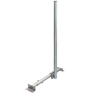 PREMIUMX Soporte para vigas 120 cm mástil soporte para vigas soporte para vigas SAT LTE soporte de techo