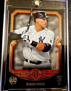 Aaron Judge 2017 ROOKIE, Topps Museum, Ruby Parallel /50, New York Yankees Cptn. - Picture 1 of 3