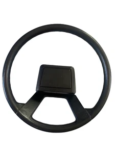 Genuine 83 Toyota Starlet Steering Wheel W/ Horn Black OEM Rare Ae86 Wheel - Picture 1 of 2