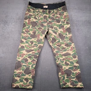 Pantalones aislantes de caza SafTBak vintage para hombre 40x26 verde pato camuflaje - Imagen 1 de 10