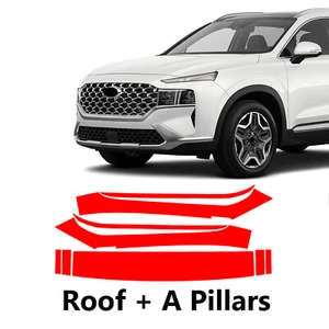 Pillars PreCut Paint Protection Film For HYUNDAI SANTA FE CALLIGRAPHY 2021-2023 - Picture 1 of 6